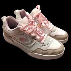Champion Women's 5 On 5 Lo Lace Up Low Top Sneakers With NEW Laces, 7.5